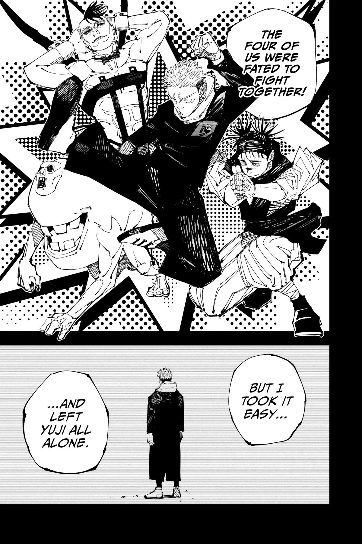 Jujutsu Kaisen Manga Chapter 208 page 5 - Stars and Oil, Part 4