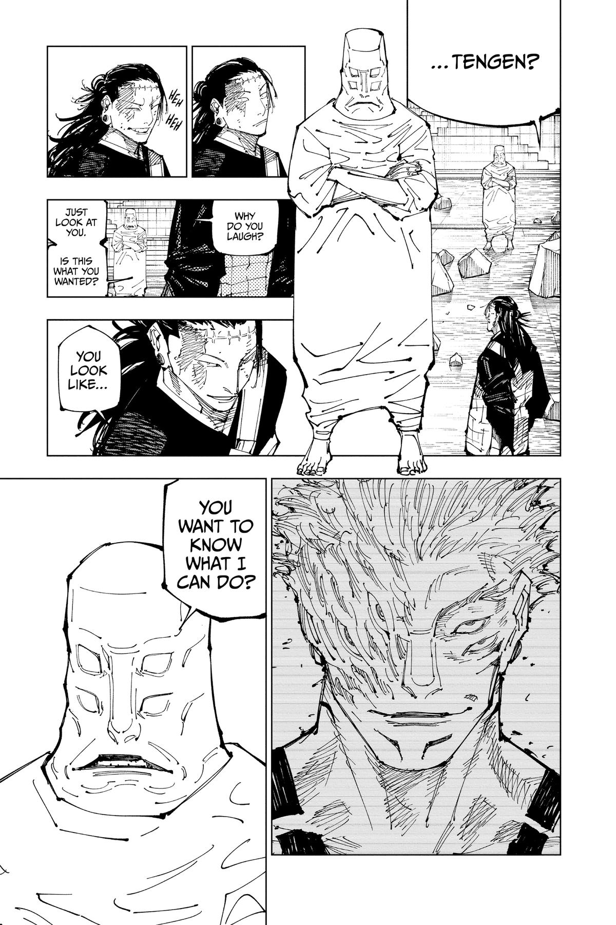 Jujutsu Kaisen Manga Chapter 208 page 9 - Stars and Oil, Part 4