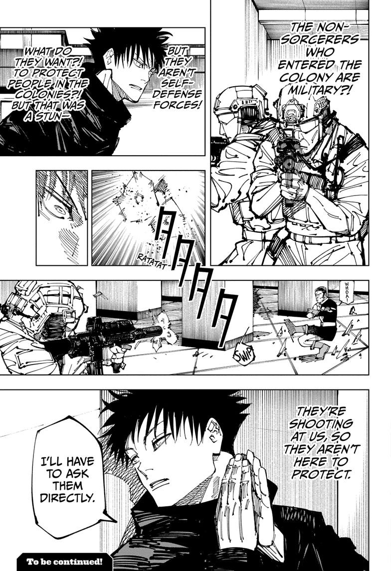 Jujutsu Kaisen Manga Chapter 209 page 20 - Offering to the Unknown
