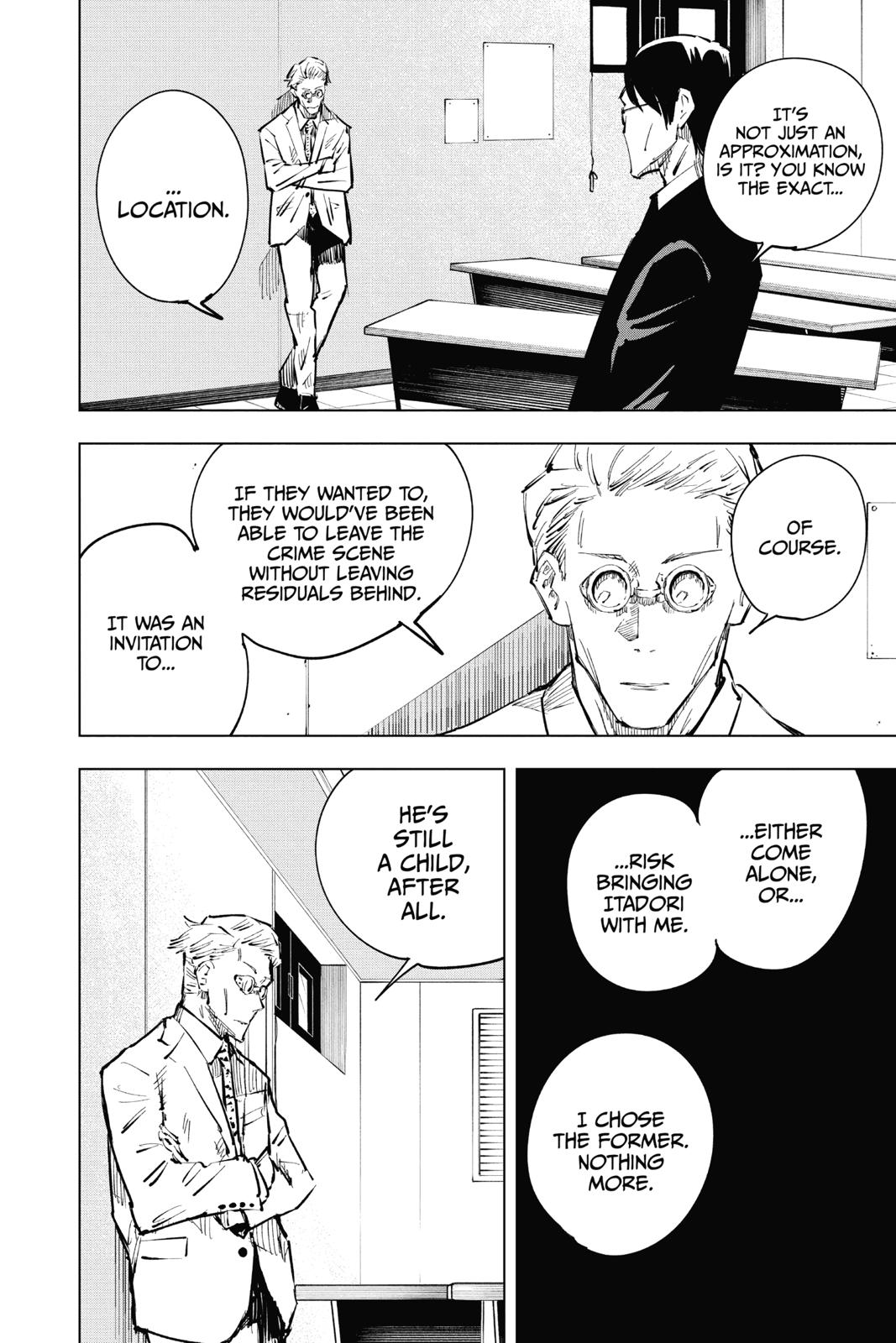 Jujutsu Kaisen Manga Chapter 21 page 12 - Young Fish and Reverse Punishment, Part 3