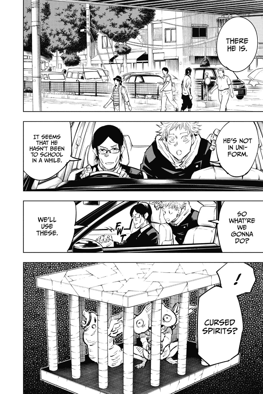 Jujutsu Kaisen Manga Chapter 21 page 14 - Young Fish and Reverse Punishment, Part 3