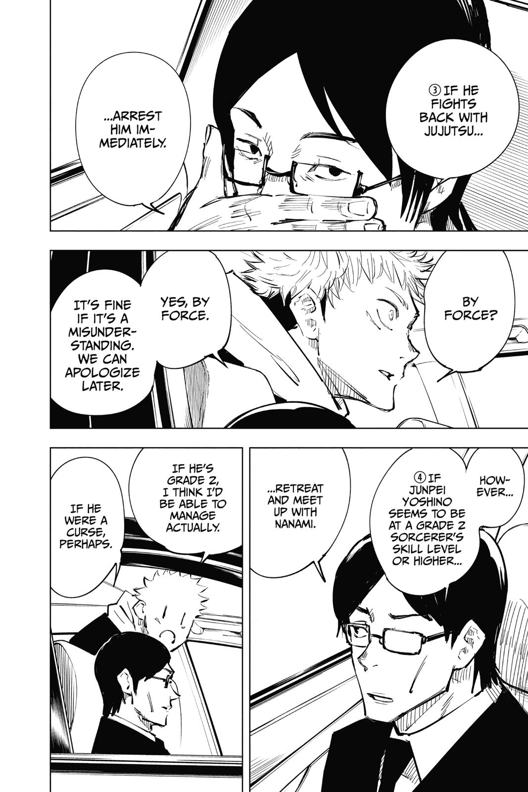 Jujutsu Kaisen Manga Chapter 21 page 16 - Young Fish and Reverse Punishment, Part 3