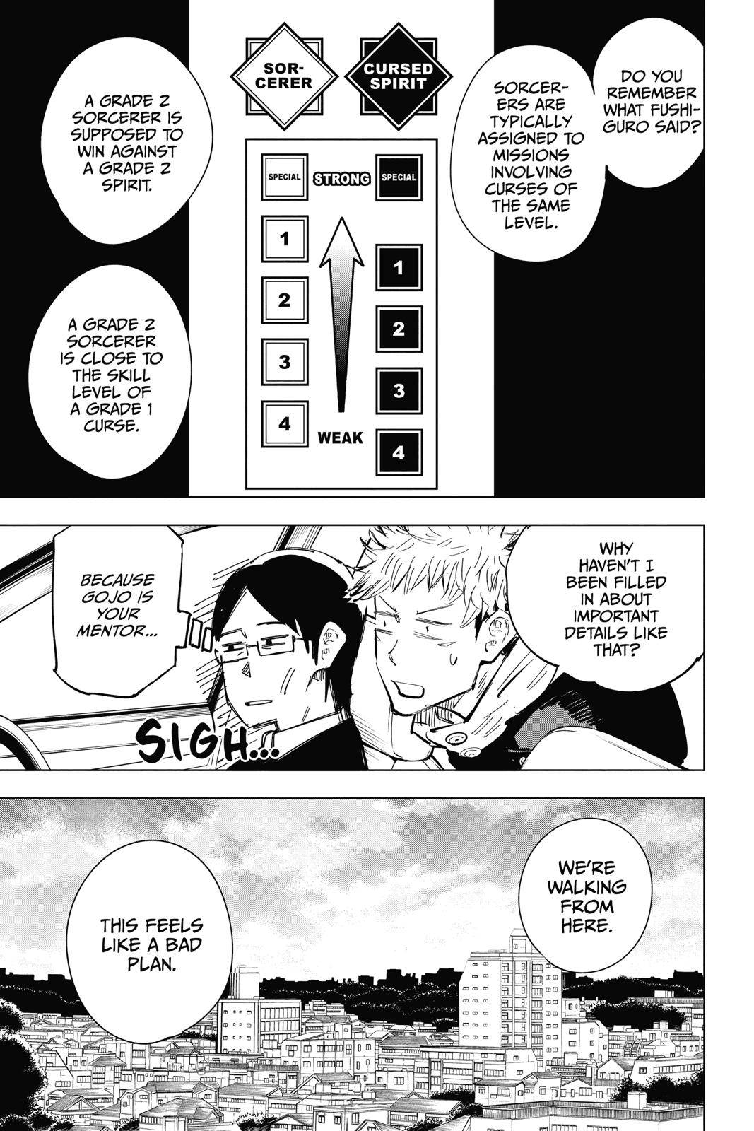 Jujutsu Kaisen Manga Chapter 21 page 17 - Young Fish and Reverse Punishment, Part 3