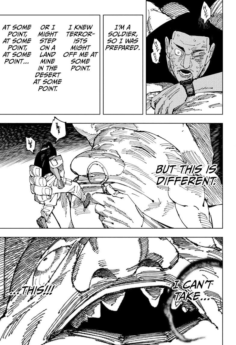 Jujutsu Kaisen Manga Chapter 210 page 11 - Offering to the Unknown, Part 2