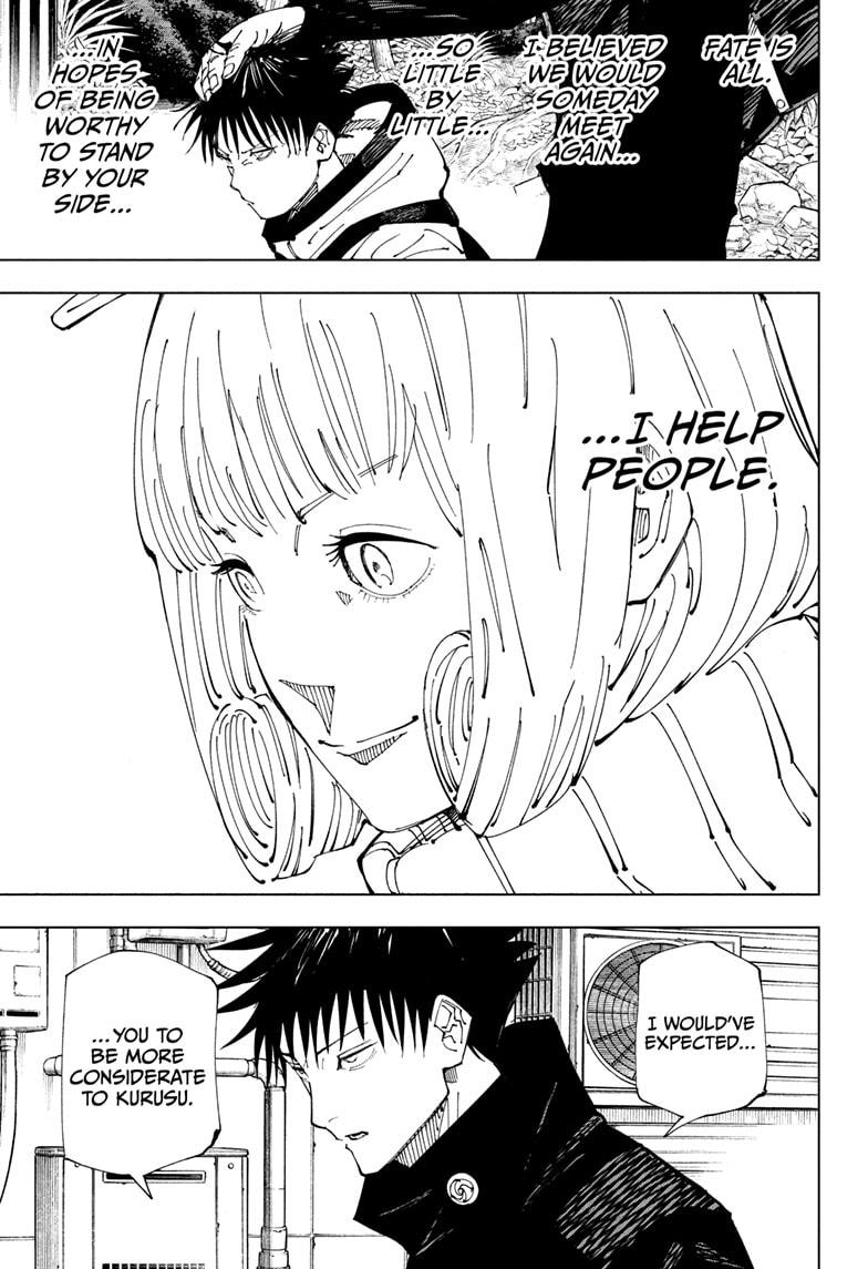 Jujutsu Kaisen Manga Chapter 210 page 17 - Offering to the Unknown, Part 2