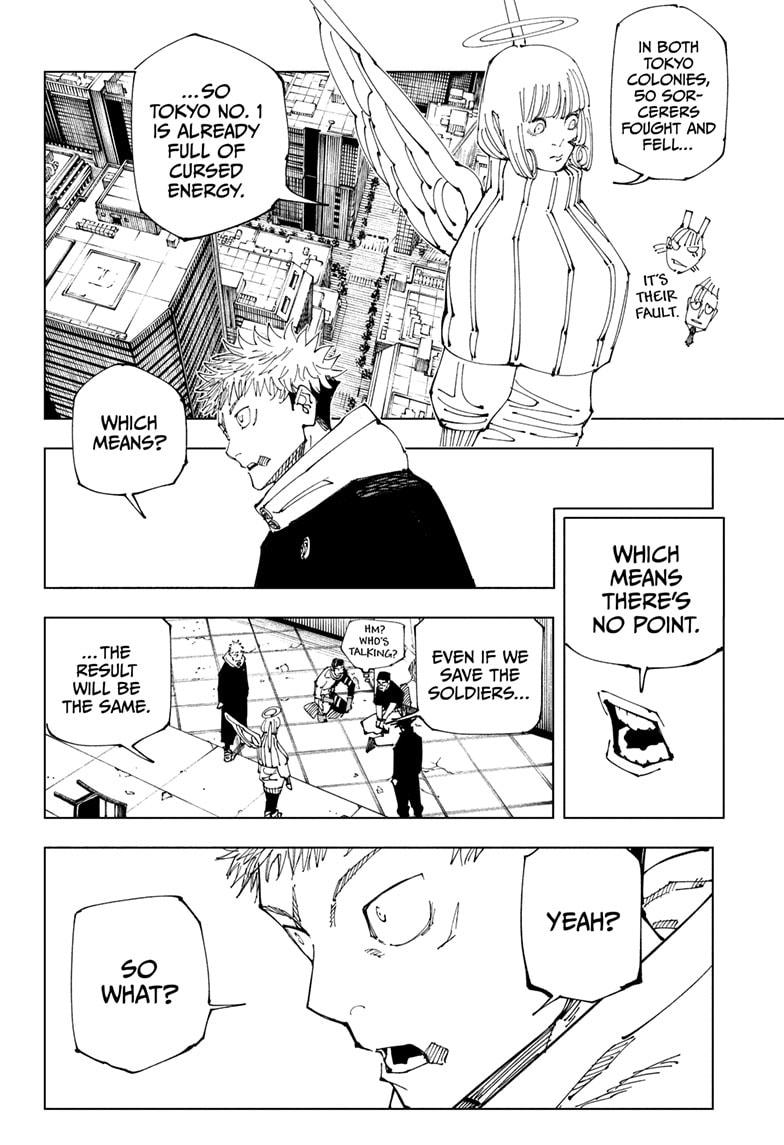Jujutsu Kaisen Manga Chapter 210 page 6 - Offering to the Unknown, Part 2