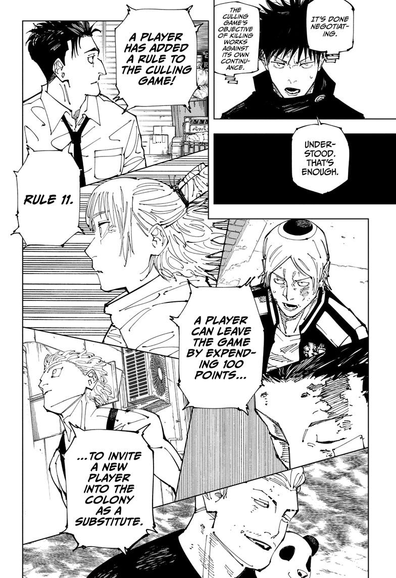 Jujutsu Kaisen Manga Chapter 211 page 13 - The Ripening