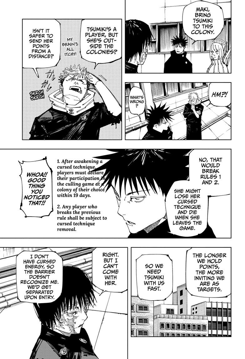 Jujutsu Kaisen Manga Chapter 211 page 14 - The Ripening
