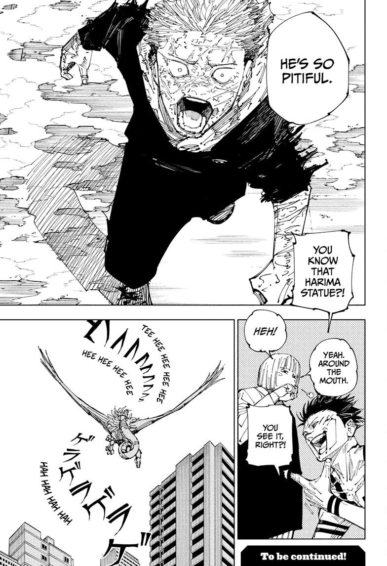 Jujutsu Kaisen Manga Chapter 215 page 19 - Fearsome Womb, Part 7