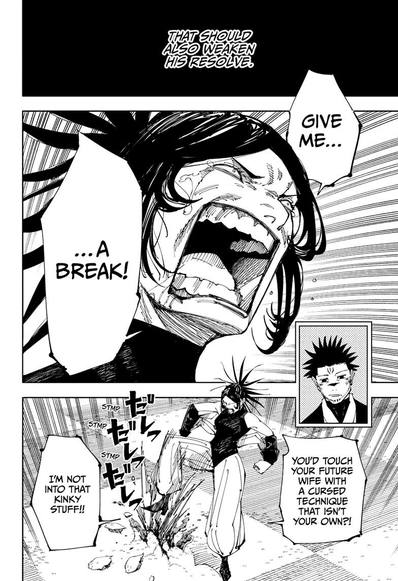 Jujutsu Kaisen Manga Chapter 217 page 16 - Bath, Part 2