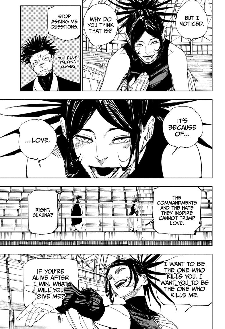 Jujutsu Kaisen Manga Chapter 217 page 6 - Bath, Part 2