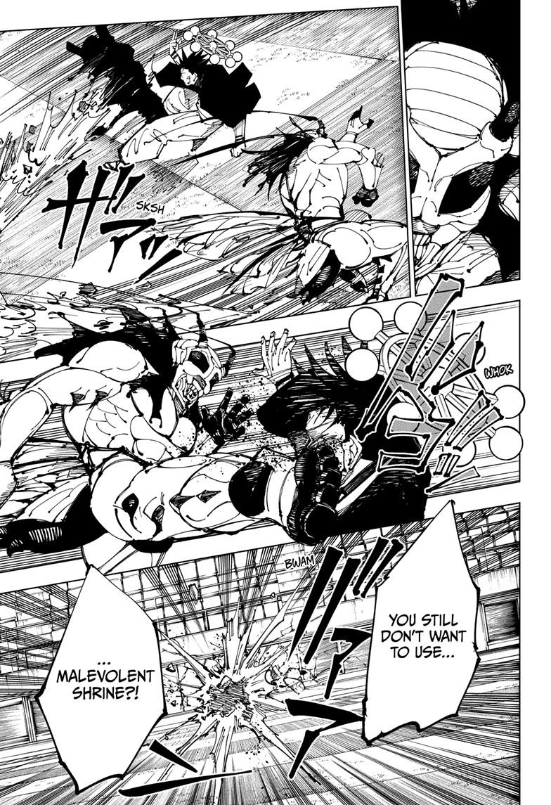 Jujutsu Kaisen Manga Chapter 218 page 6 - Bath, Part 3