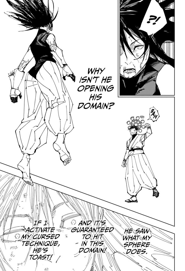 Jujutsu Kaisen Manga Chapter 219 page 14 - Bath, Part 4