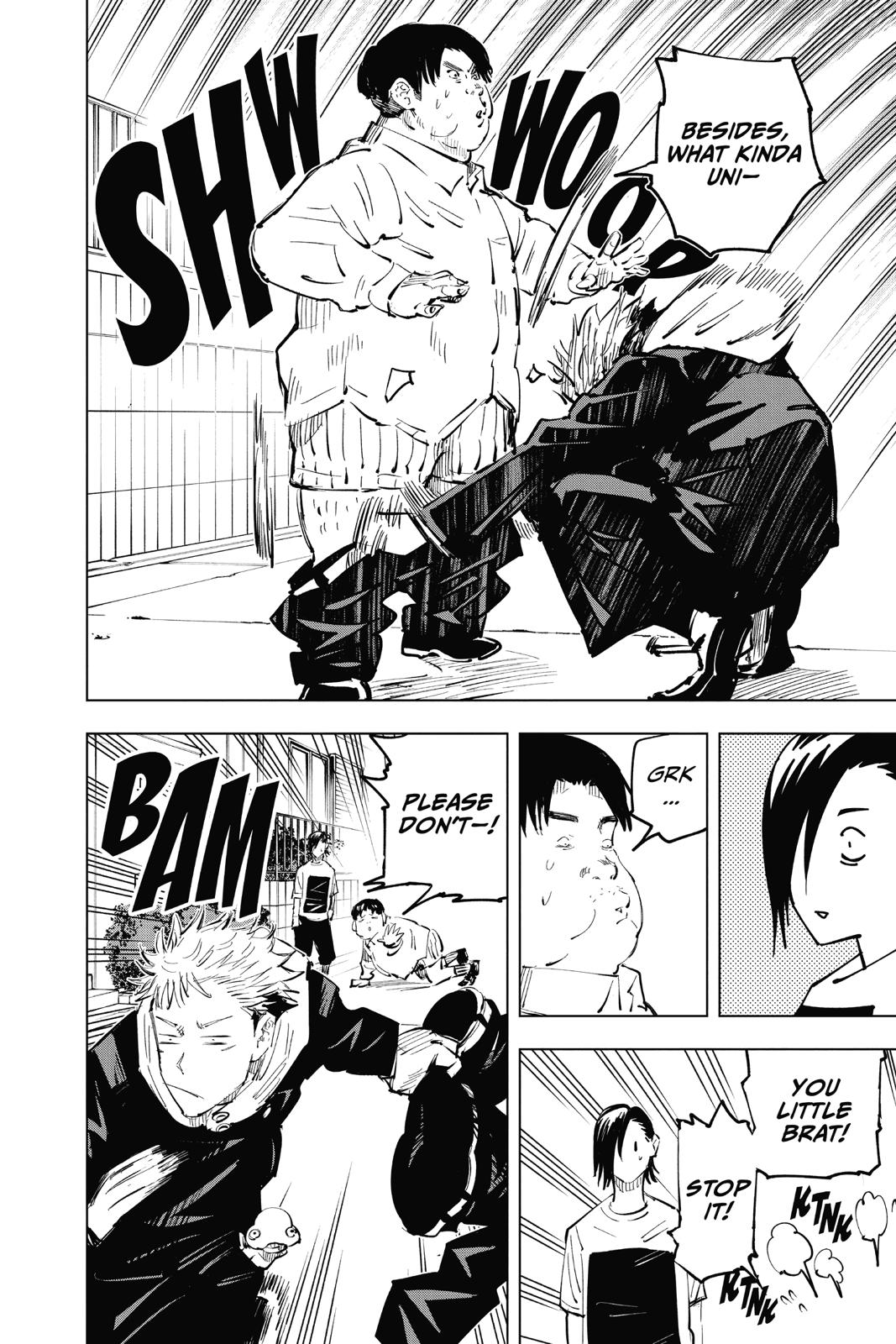 Jujutsu Kaisen Manga Chapter 22 page 16 - Young Fish and Reverse Punishment, Part 4
