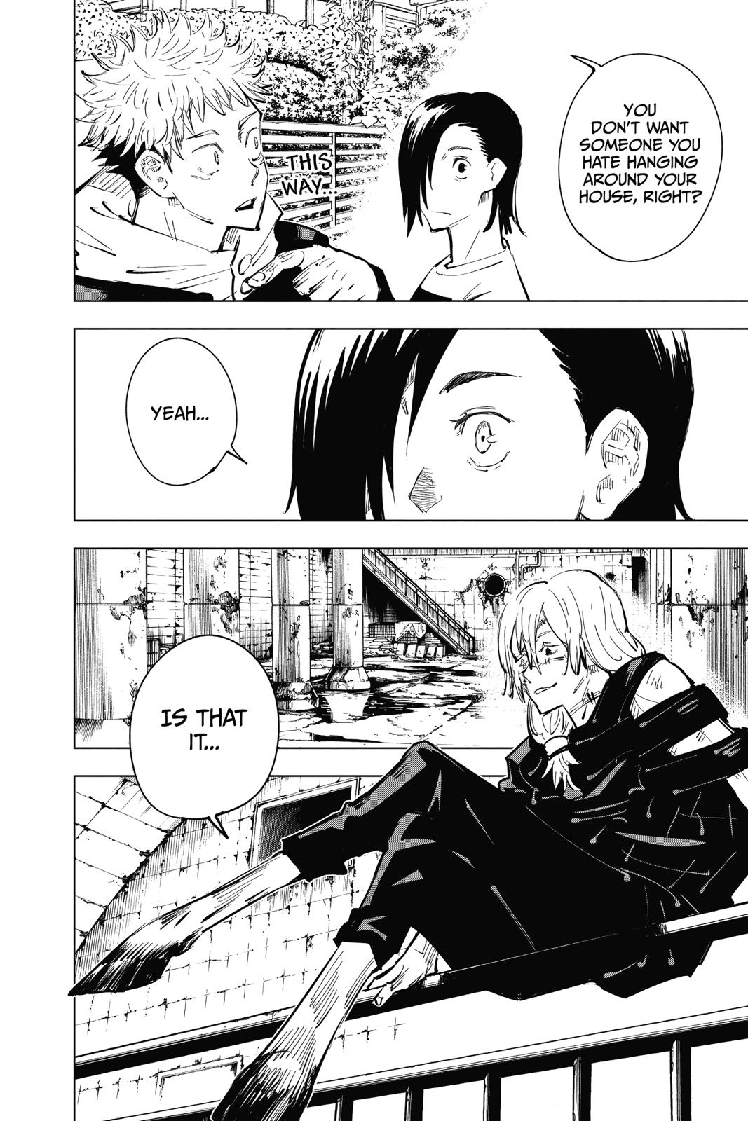 Jujutsu Kaisen Manga Chapter 22 page 18 - Young Fish and Reverse Punishment, Part 4