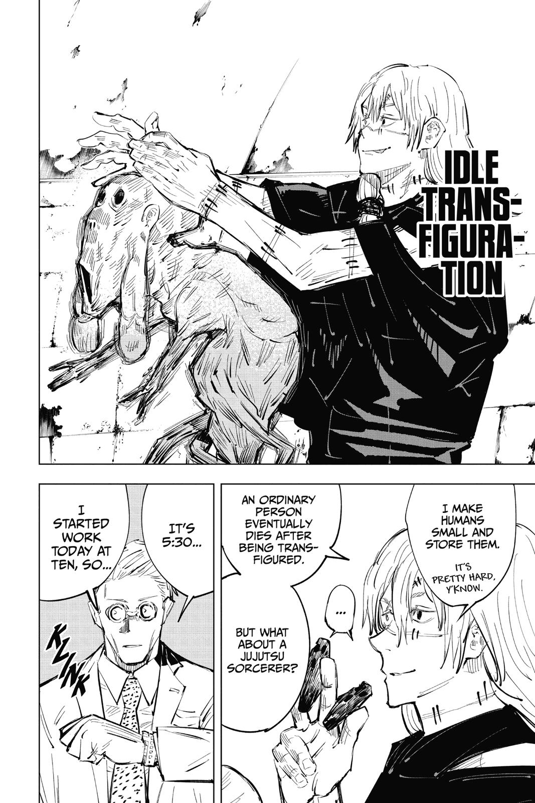 Jujutsu Kaisen Manga Chapter 22 page 8 - Young Fish and Reverse Punishment, Part 4