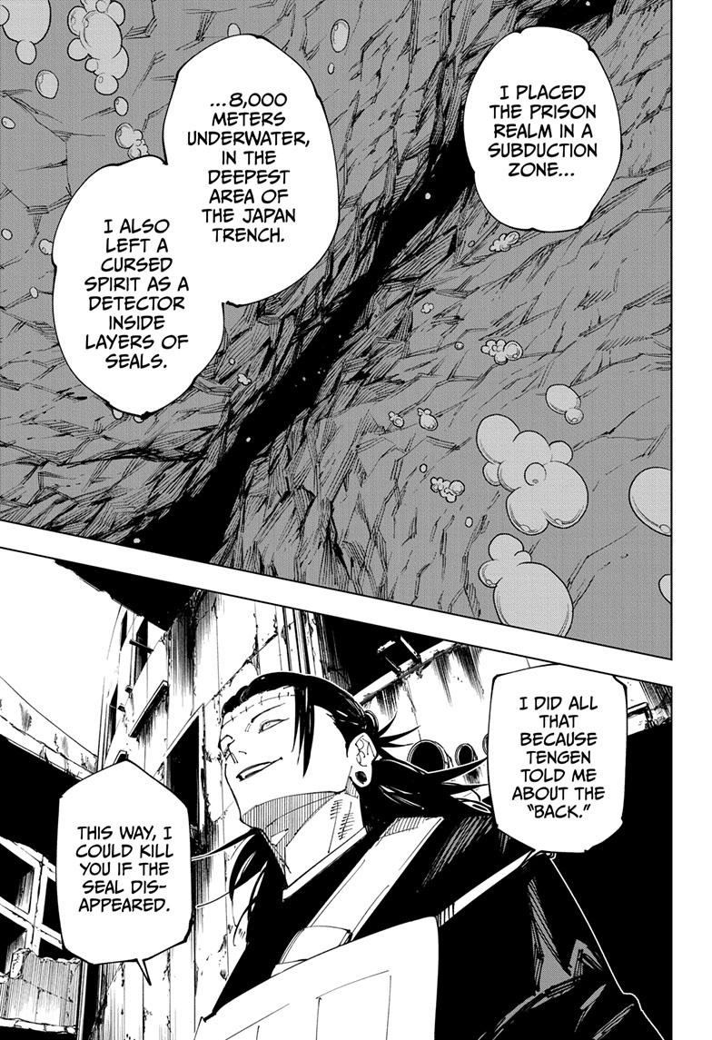 Jujutsu Kaisen Manga Chapter 221 page 10 - Gain and Loss
