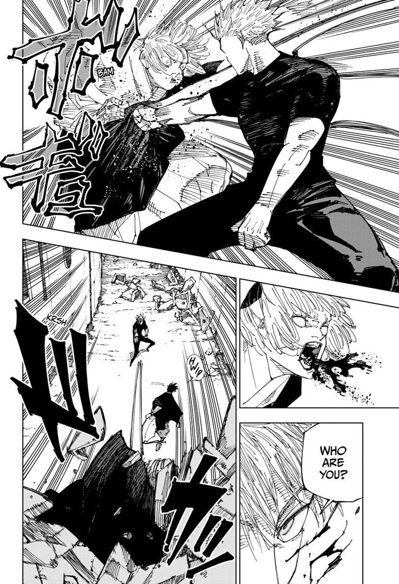 Jujutsu Kaisen Manga Chapter 221 page 16 - Gain and Loss