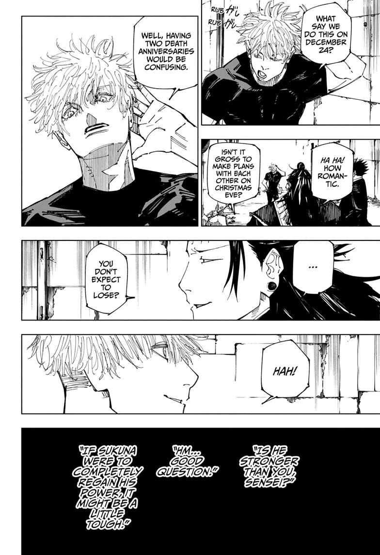 Jujutsu Kaisen Manga Chapter 221 page 18 - Gain and Loss