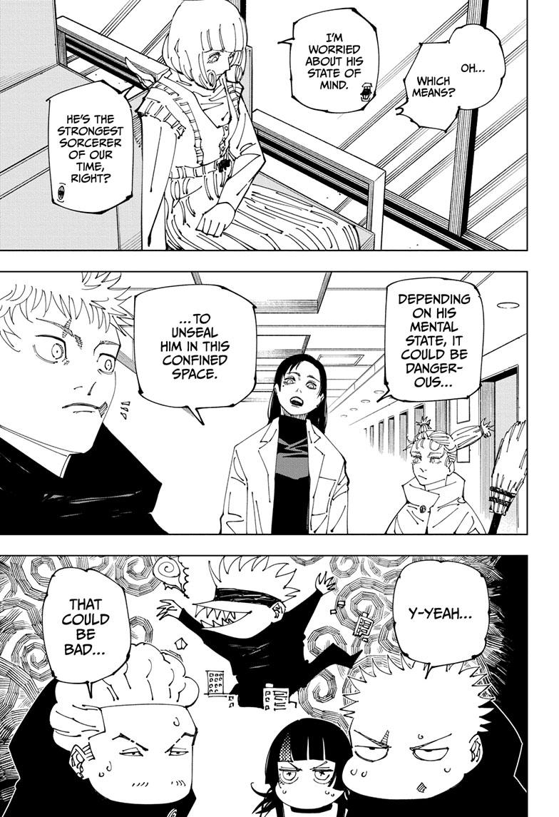 Jujutsu Kaisen Manga Chapter 221 page 4 - Gain and Loss