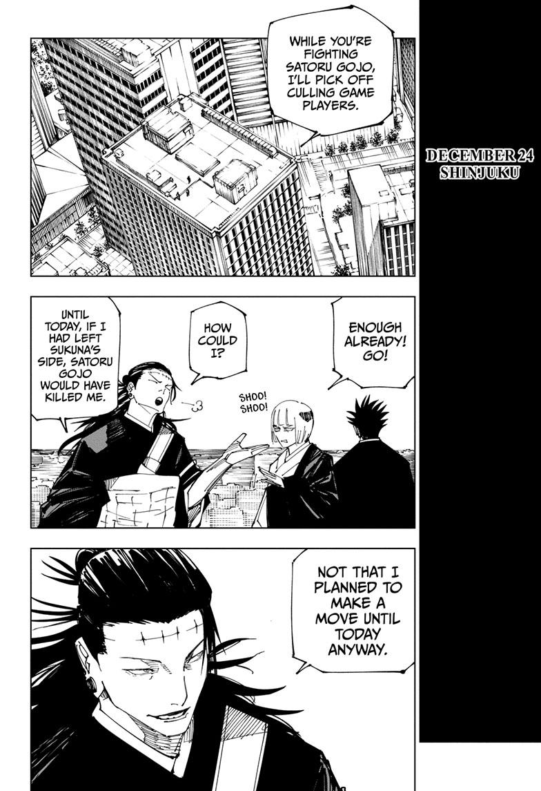 Jujutsu Kaisen Manga Chapter 222 page 13 - Foretokens