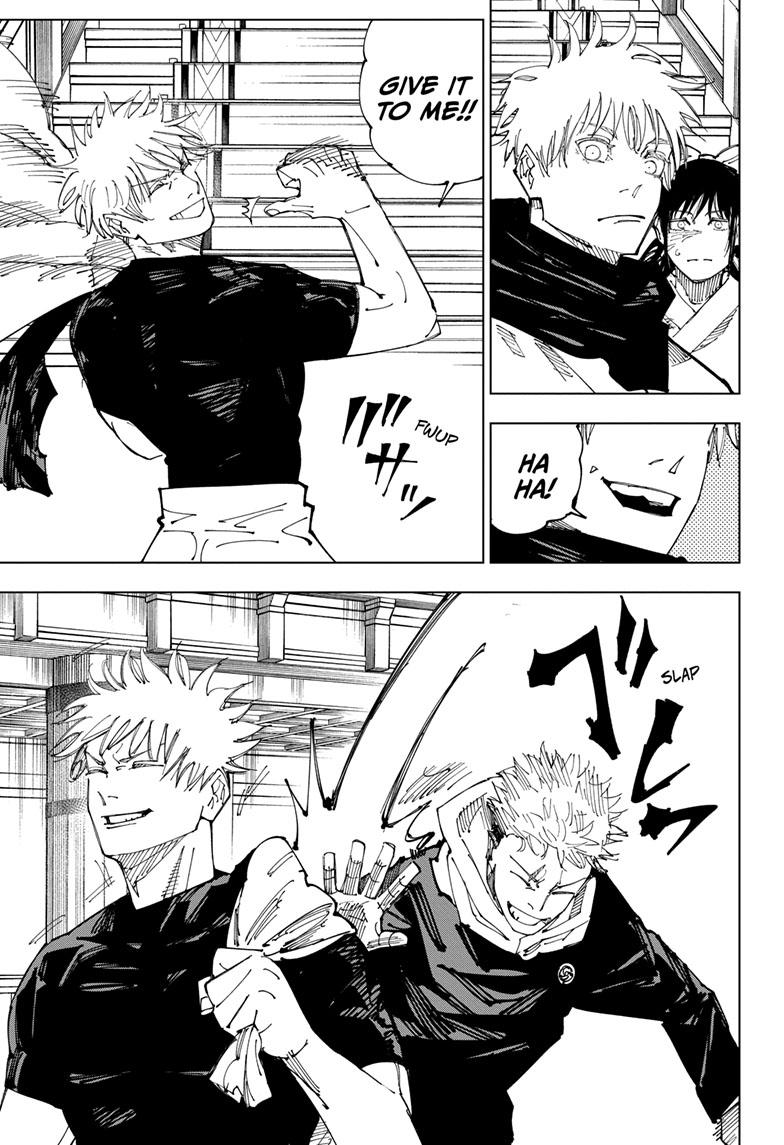 Jujutsu Kaisen Manga Chapter 222 page 18 - Foretokens