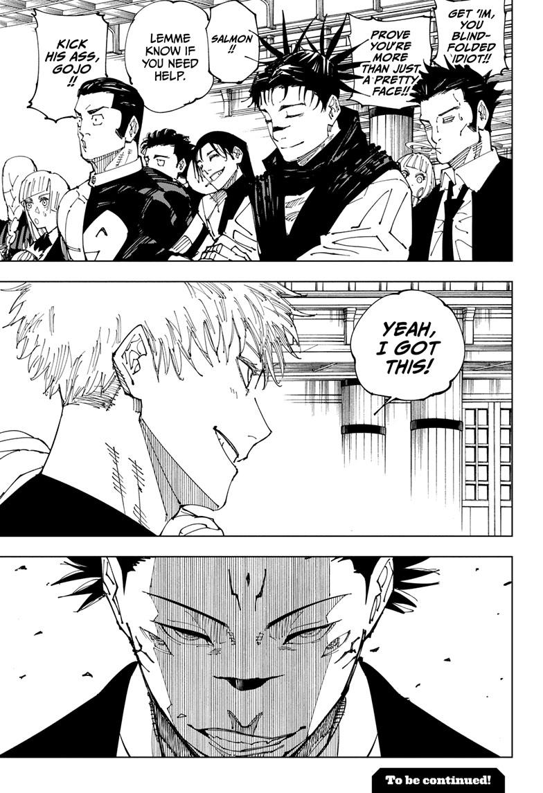 Jujutsu Kaisen Manga Chapter 222 page 20 - Foretokens