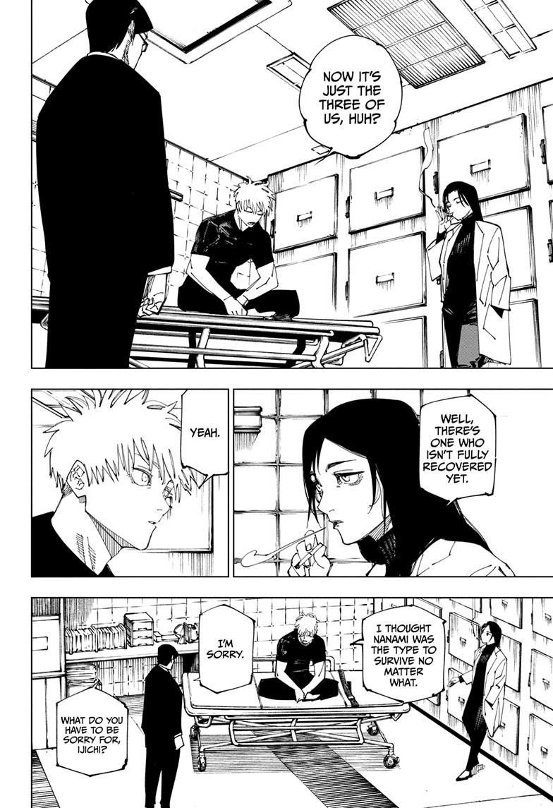 Jujutsu Kaisen Manga Chapter 222 page 7 - Foretokens