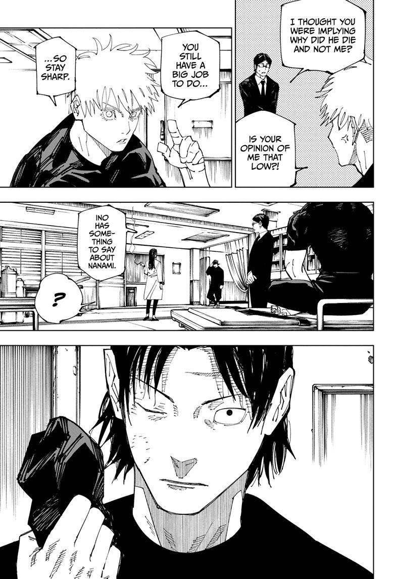 Jujutsu Kaisen Manga Chapter 222 page 8 - Foretokens