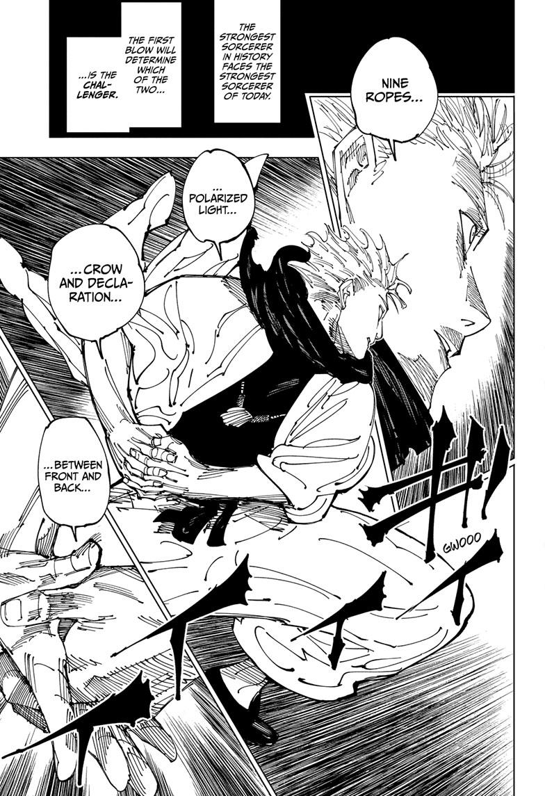 Jujutsu Kaisen Manga Chapter 223 page 12 - Inhuman Makyo Shinjuku Showdown, Part 1