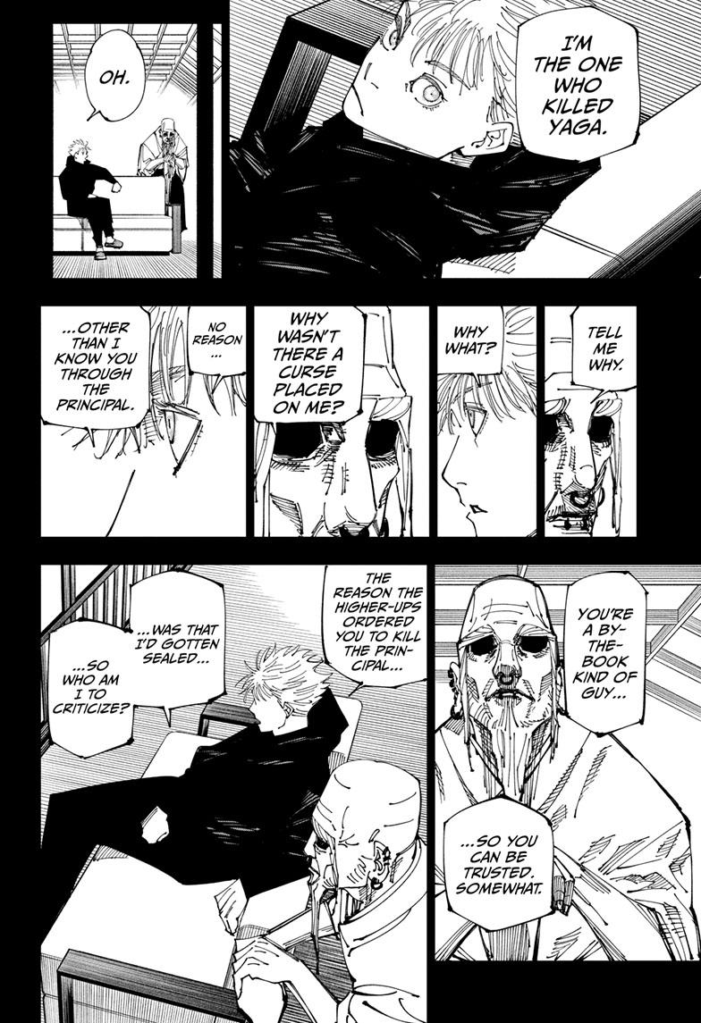 Jujutsu Kaisen Manga Chapter 223 page 5 - Inhuman Makyo Shinjuku Showdown, Part 1