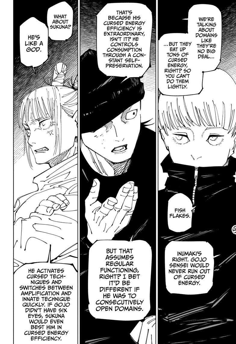 Jujutsu Kaisen Manga Chapter 225 page 11 - Inhuman Makyo Shinjuku Showdown, Part 3