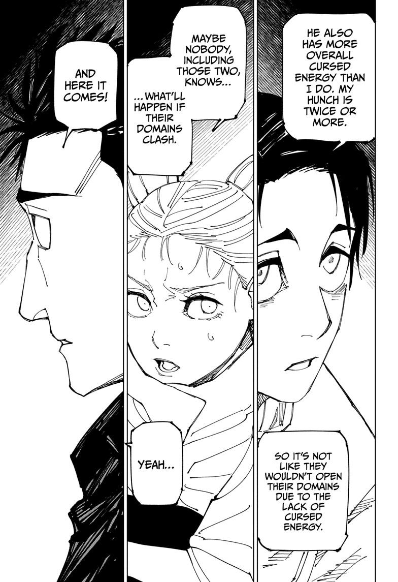 Jujutsu Kaisen Manga Chapter 225 page 12 - Inhuman Makyo Shinjuku Showdown, Part 3