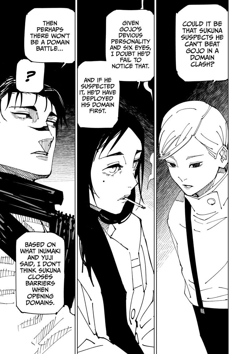 Jujutsu Kaisen Manga Chapter 225 page 6 - Inhuman Makyo Shinjuku Showdown, Part 3