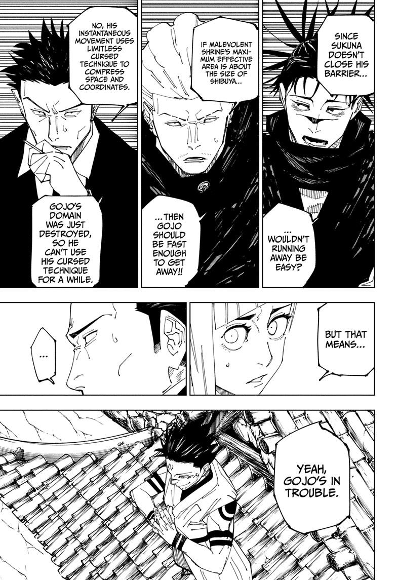 Jujutsu Kaisen Manga Chapter 226 page 4 - Inhuman Makyo Shinjuku Showdown, Part 4