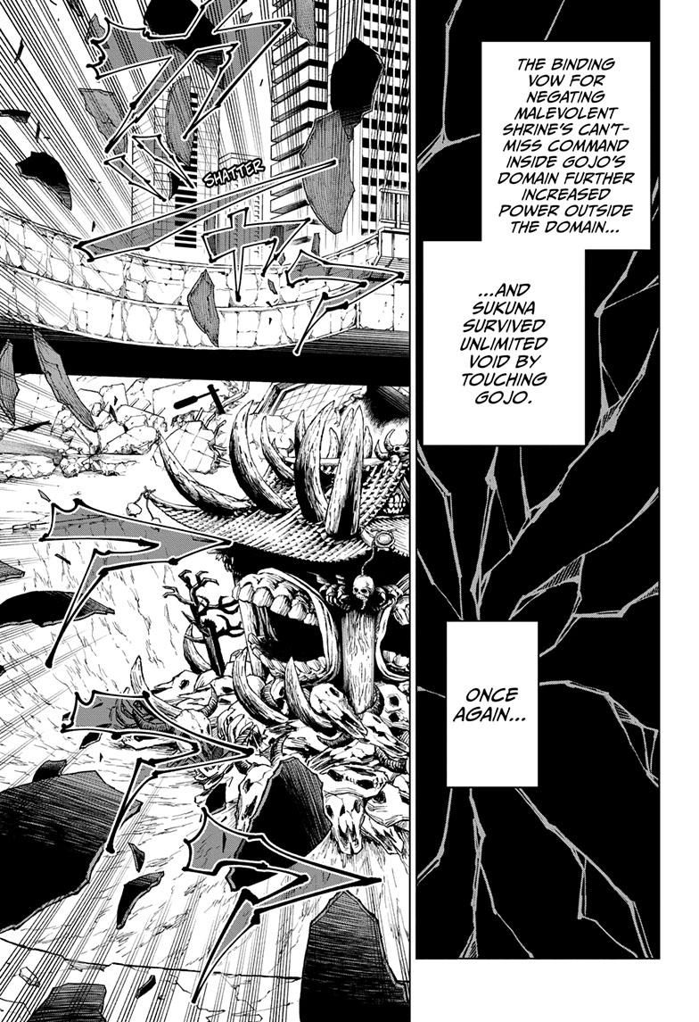 Jujutsu Kaisen Manga Chapter 227 page 14 - Inhuman Makyo Shinjuku Showdown, Part 5