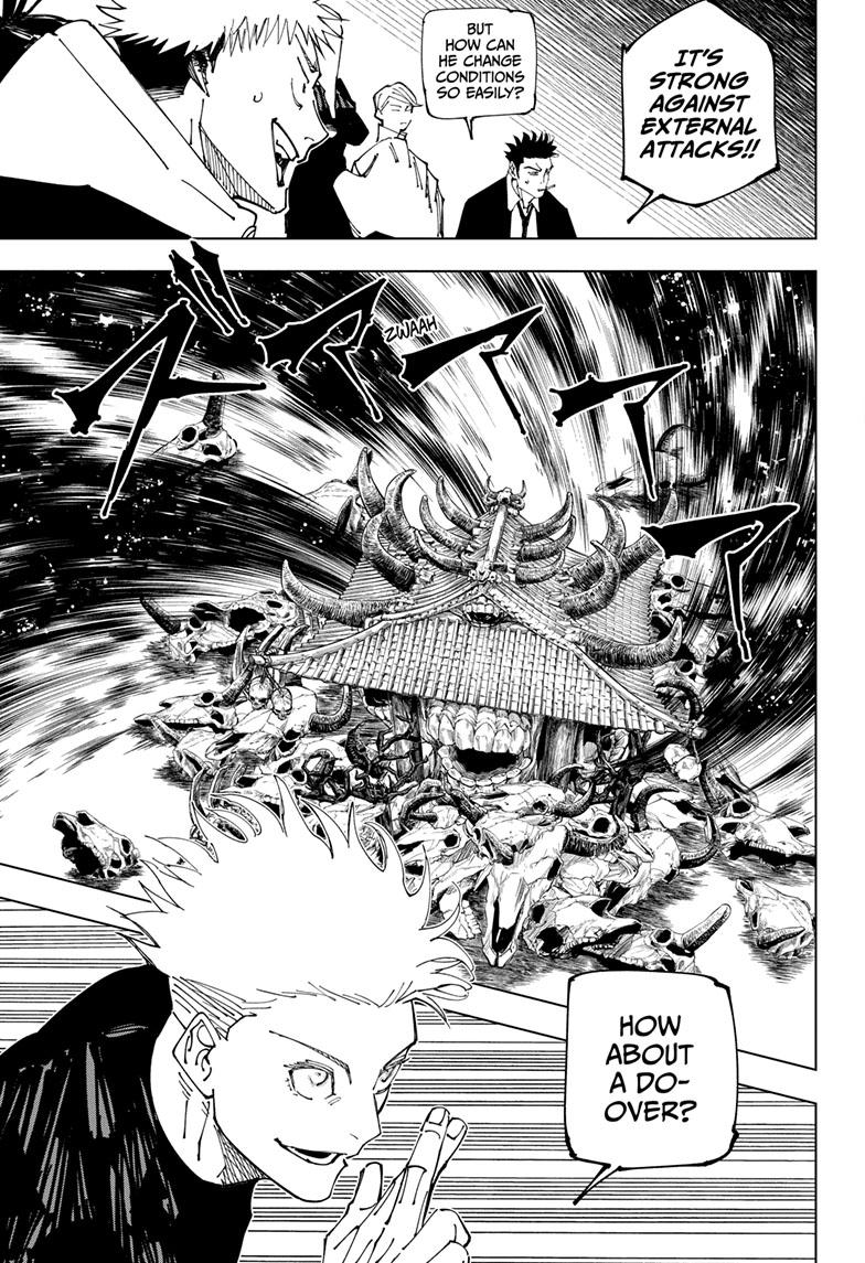 Jujutsu Kaisen Manga Chapter 227 page 8 - Inhuman Makyo Shinjuku Showdown, Part 5