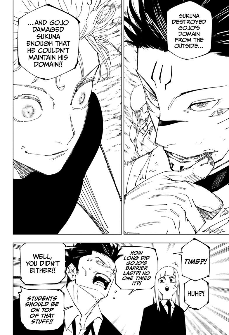 Jujutsu Kaisen Manga Chapter 228 page 12 - Inhuman Makyo Shinjuku Showdown, Part 6