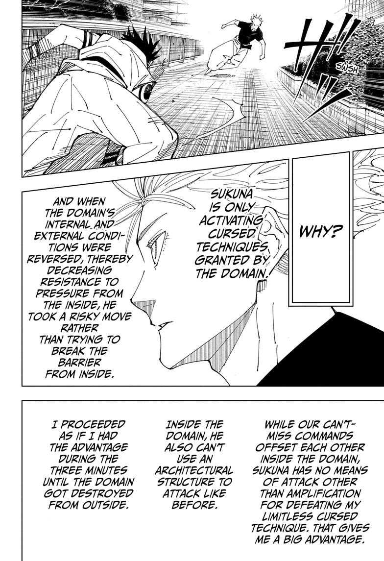 Jujutsu Kaisen Manga Chapter 228 page 18 - Inhuman Makyo Shinjuku Showdown, Part 6