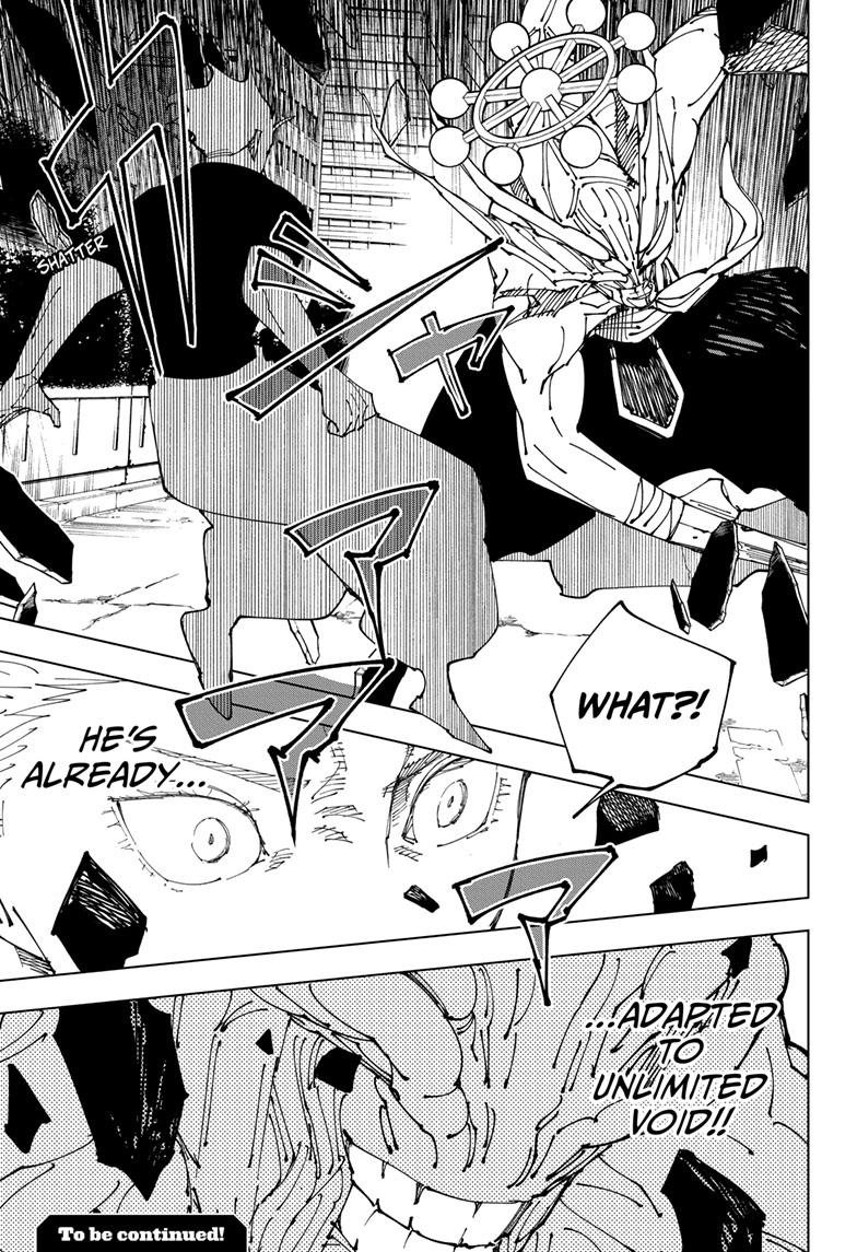 Jujutsu Kaisen Manga Chapter 229 page 18 - Inhuman Makyo Shinjuku Showdown, Part 7