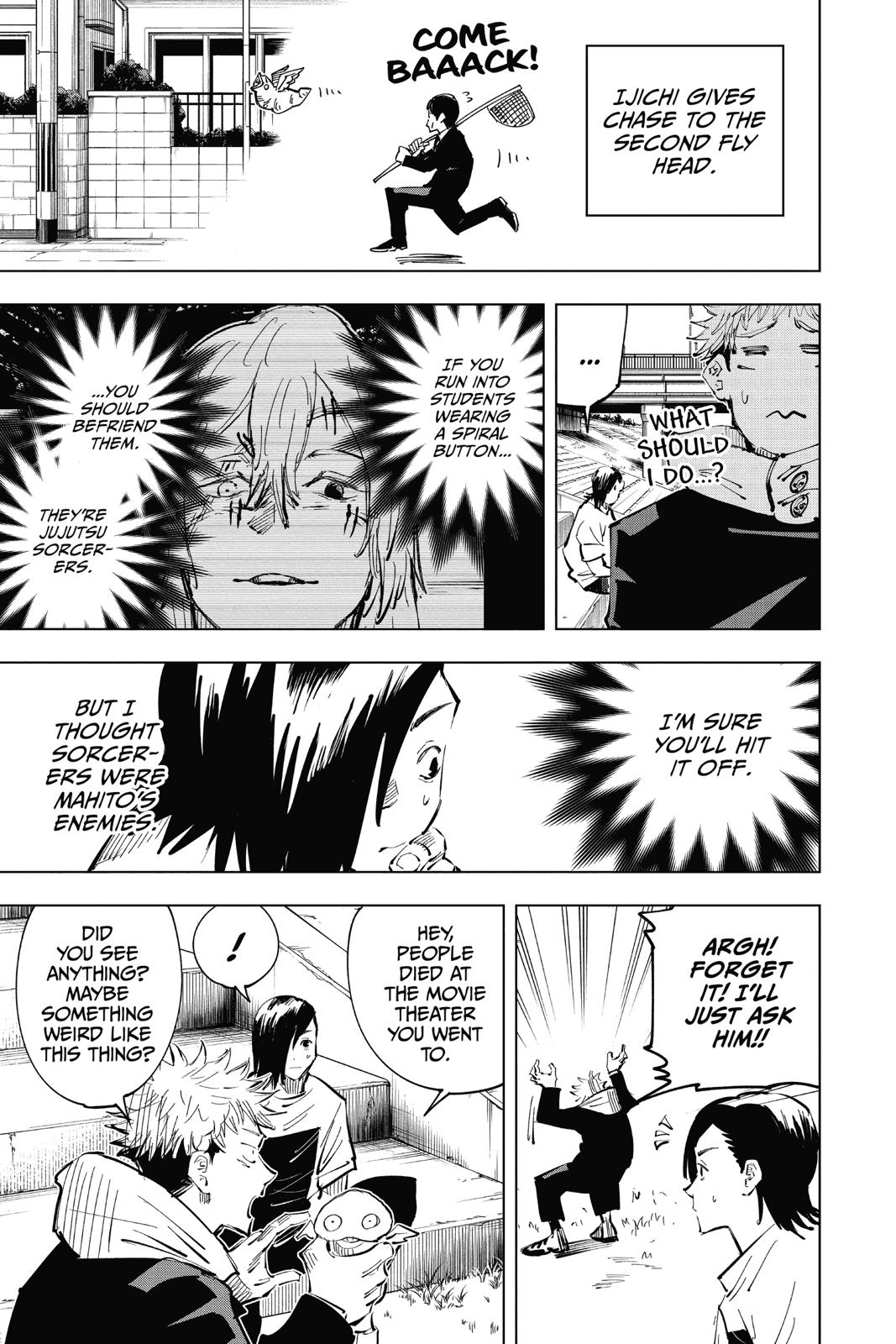 Jujutsu Kaisen Manga Chapter 23 page 18 - Young Fish and Reverse Punishment, Part 5