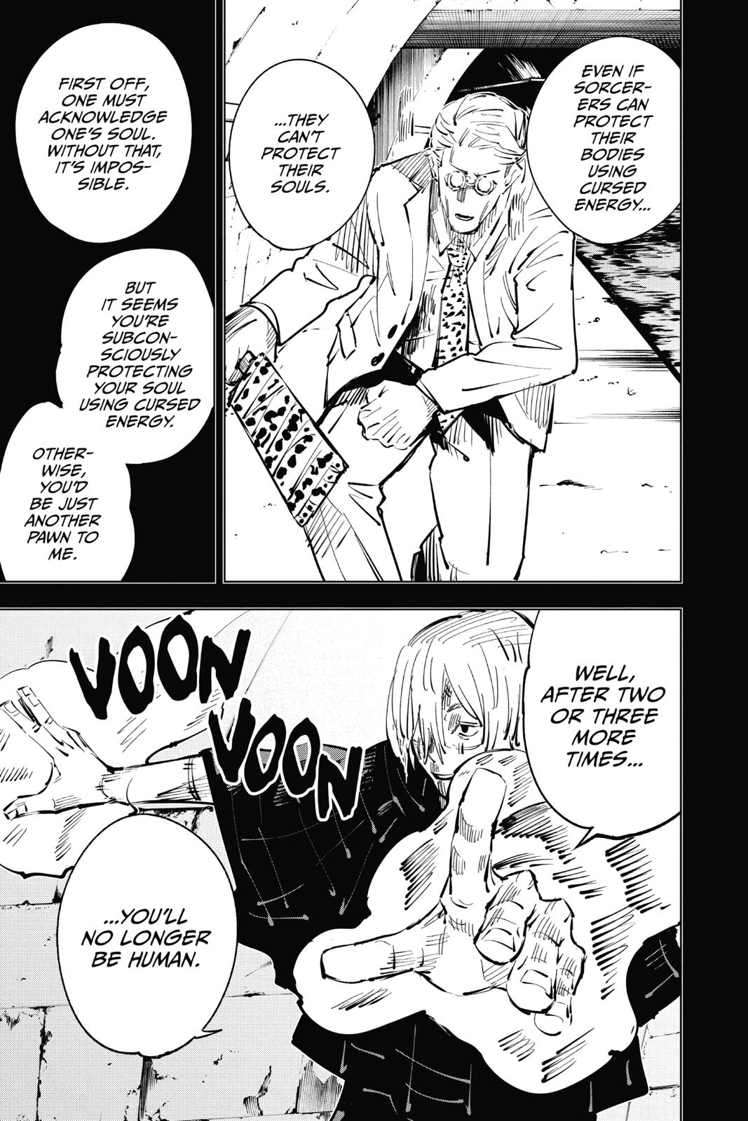 Jujutsu Kaisen Manga Chapter 23 page 9 - Young Fish and Reverse Punishment, Part 5