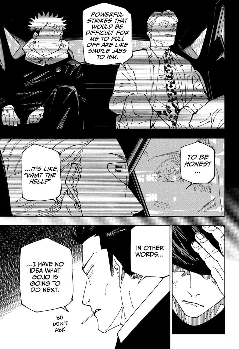 Jujutsu Kaisen Manga Chapter 231 page 3 - Inhuman Makyo Shinjuku Showdown, Part 9