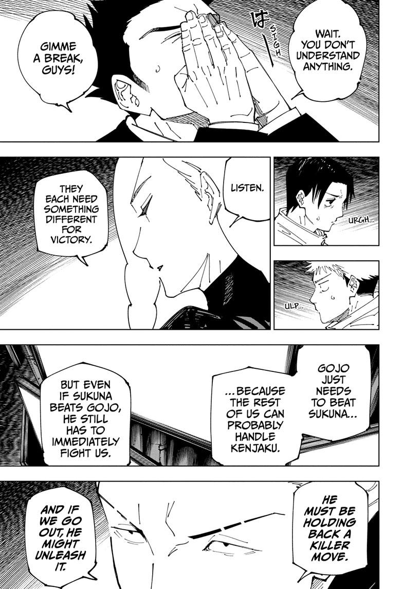 Jujutsu Kaisen Manga Chapter 234 page 4 - Inhuman Makyo Shinjuku Showdown, Part 12