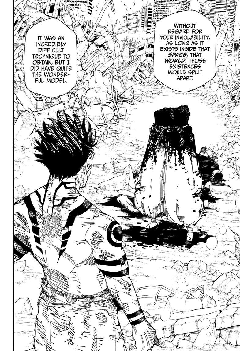 Jujutsu Kaisen Manga Chapter 236 page 16 - Heading South