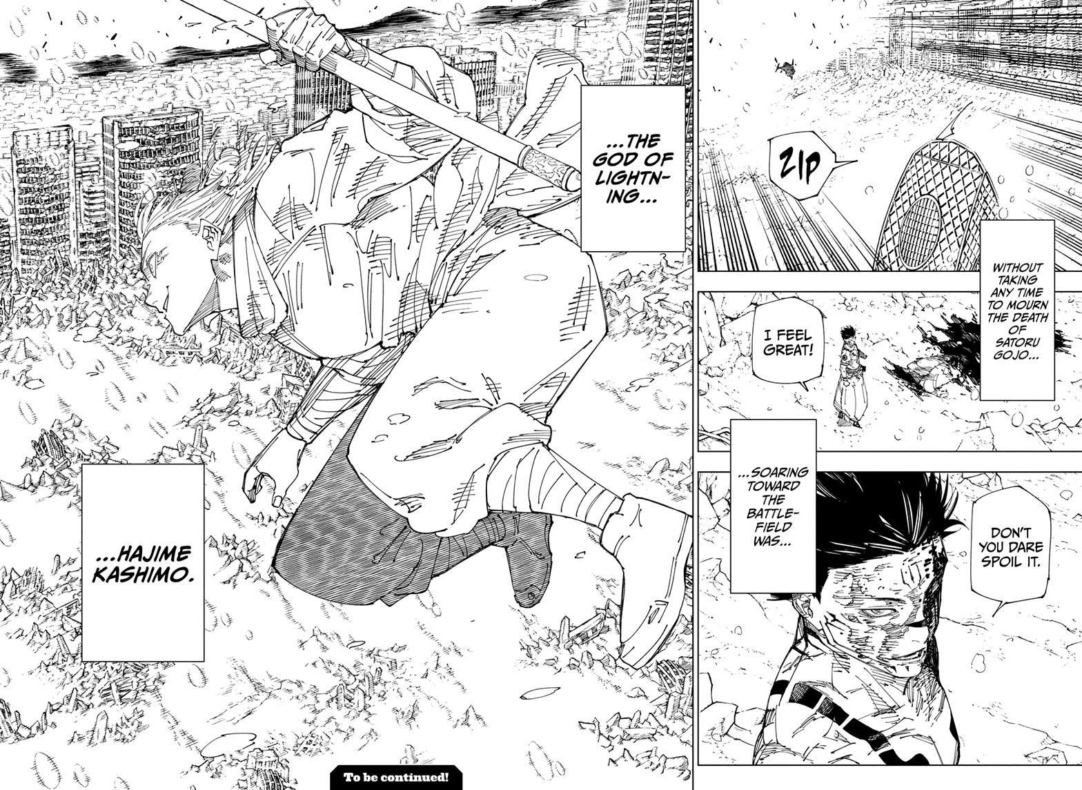 Jujutsu Kaisen Manga Chapter 236 page 18 - Heading South