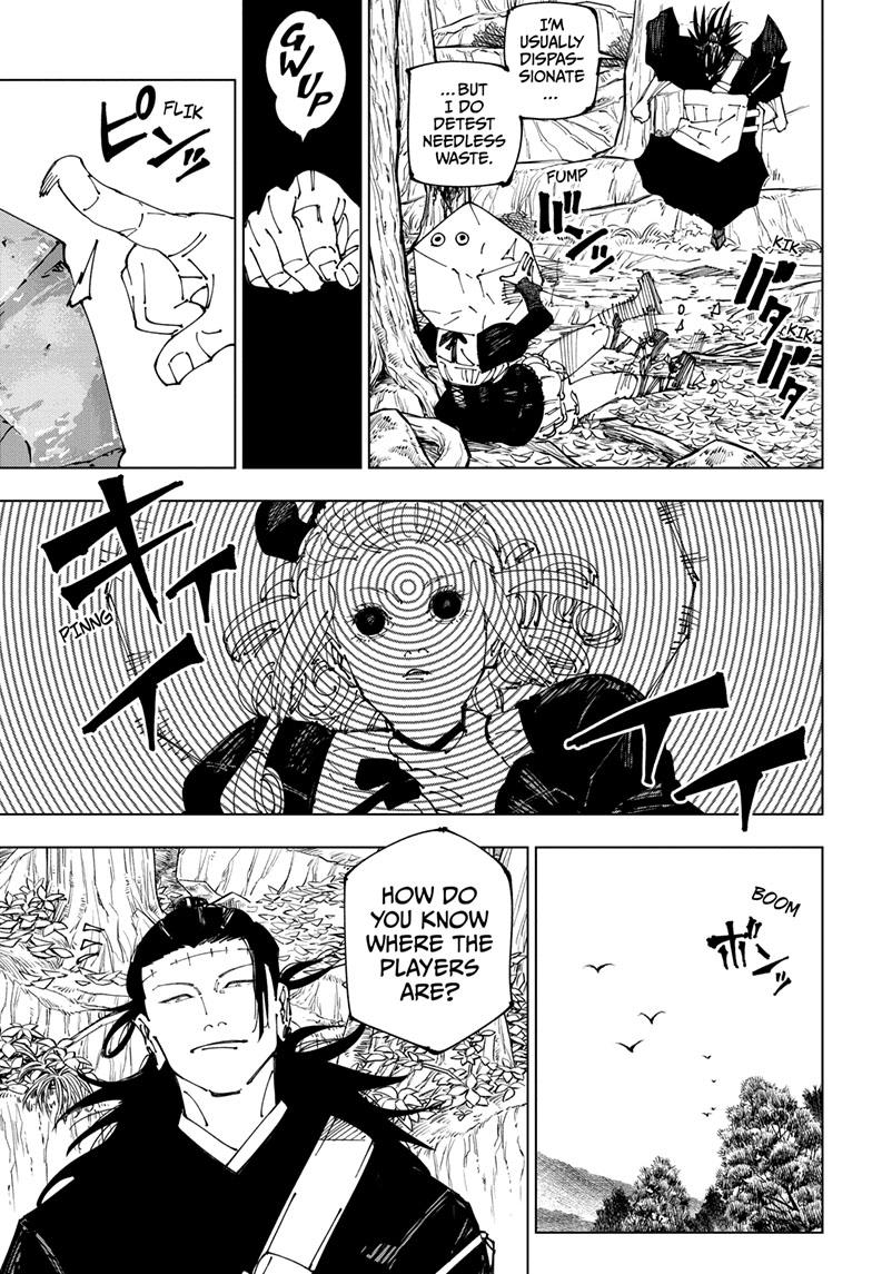 Jujutsu Kaisen Manga Chapter 239 page 6 - Foolish Survivor!!