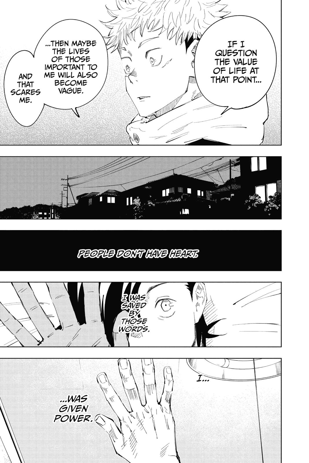 Jujutsu Kaisen Manga Chapter 24 page 17 - Young Fish and Revere Punishment, Part 6