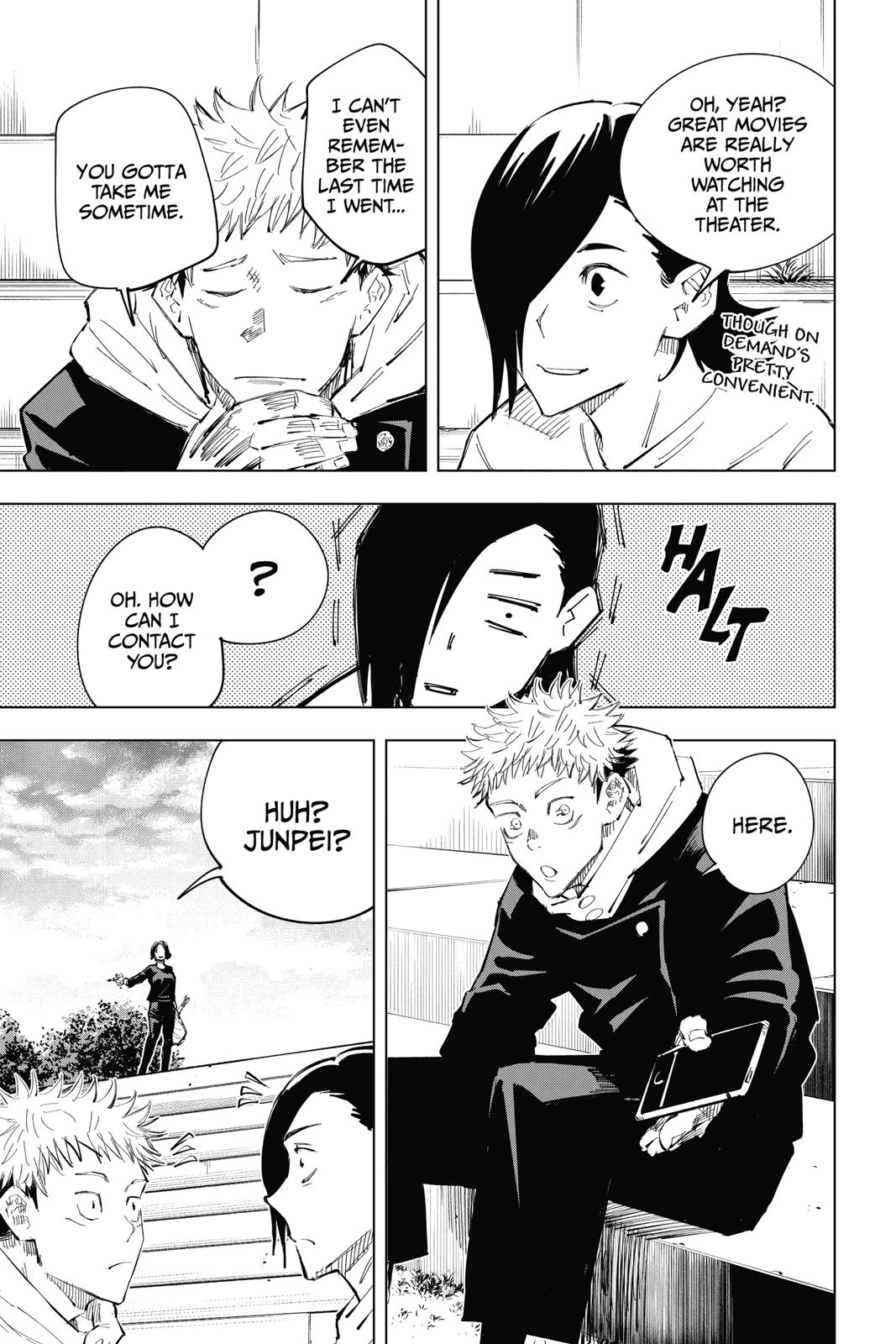 Jujutsu Kaisen Manga Chapter 24 page 3 - Young Fish and Revere Punishment, Part 6