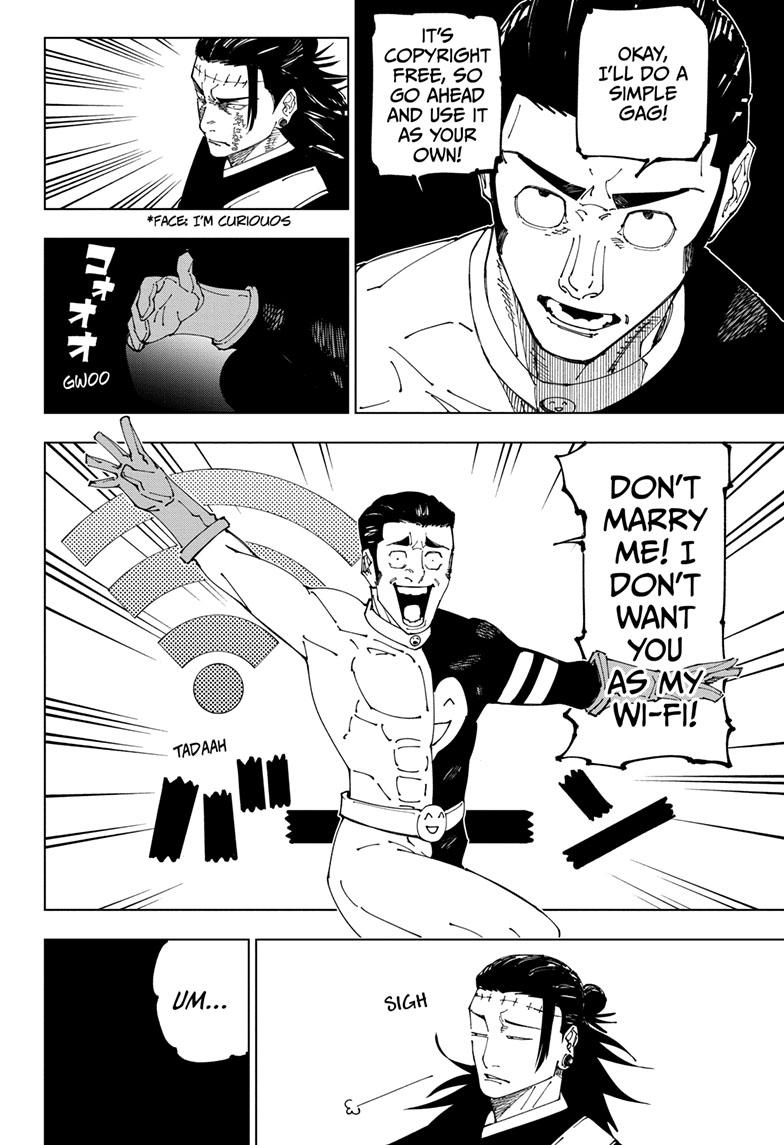 Jujutsu Kaisen Manga Chapter 240 page 12 - Foolish Survivor —Live On—